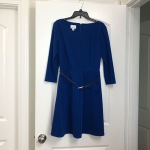 Dinna Morgan SIZE 10 Blue knee length dress